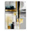 Abstrait, formes transitionnelles noires IV - formes abstraites en acrylique, art mural-1050533013