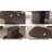 Chiho Dining Table with Thick Top & Vertical Striped Legs-114264813