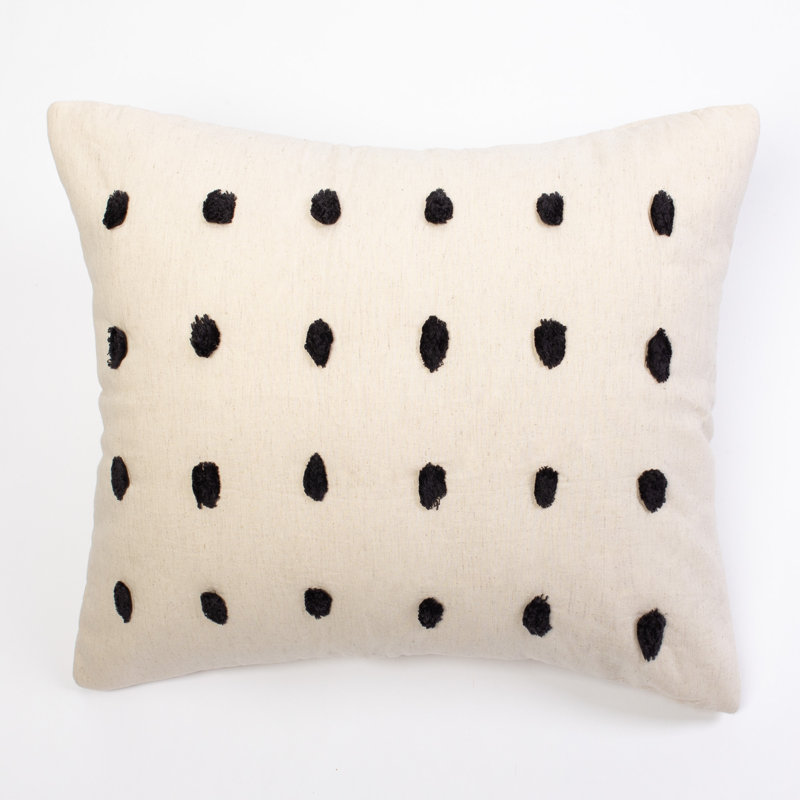 Polka Dots, Cotton Blend Sham- Euro, Euro