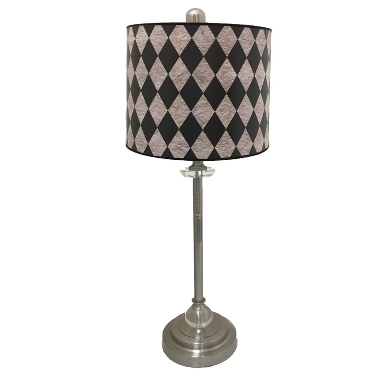 Lampe 28 po Bardha, Laiton antique / rose