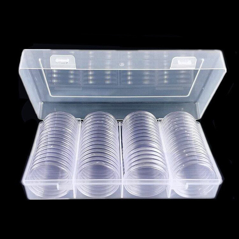 60PC 40MM Transparent