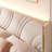 Upholstered LED Bed Frame with Storage Drawers and Wingback Headboard-66379558-66379555