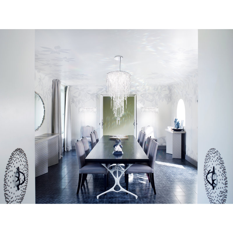 Chantant 4 - Light Flush Mounted Sconce, Heritage Clear Crystal