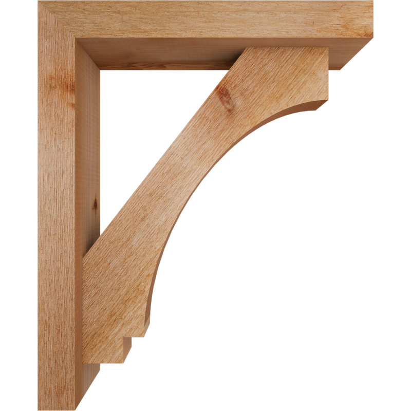 Support de bloc impérial avec entretoise décalée, 22 X 18, Cèdre rouge occidental de l 4 po (scié brut)