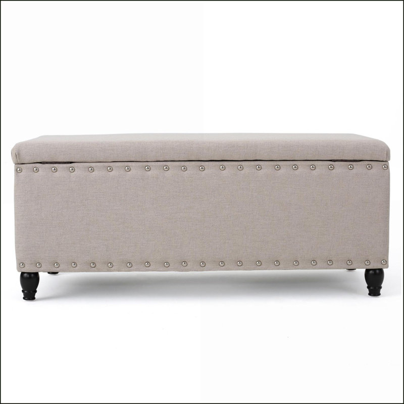 Repose-pieds avec rangement, repose-pieds moderne en tissu pour le salon | Tissu blé | Repose-pieds, Blé