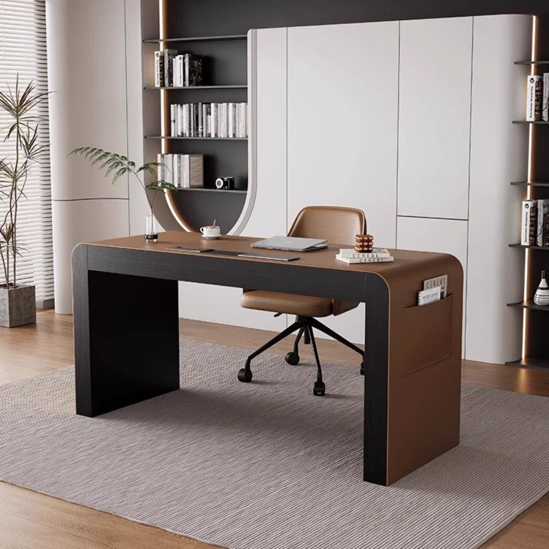 Table de bureau moderne italienne, H 29,53 po x l 70,87 po x P 23,62 po