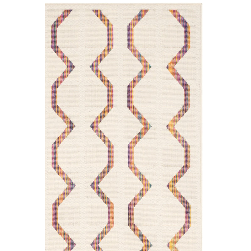Havana Natural Performance Geometric Rug, Rectangle 2'7" x 5'