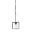 Luminaire suspendu carré rectangulaire en acier à 1 lumière Elutheria-740038437