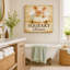 «Squeaky Clean - Cochon dans la baignoire», art mural sur toile-667767184