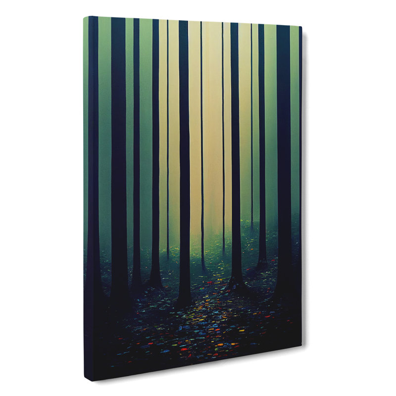 Vast Forest - Wall Art, Wrapped Canvas, 50cm H x 35cm W, No Matte