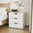 3 Drawer Nightstand With Charging Station，cutout Handles, Bedside Table With Storage Drawers For Bedroom-1028830158