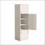 Grand garde-manger étroit avec tablettes réglables et ensemble anti-basculement-630081416