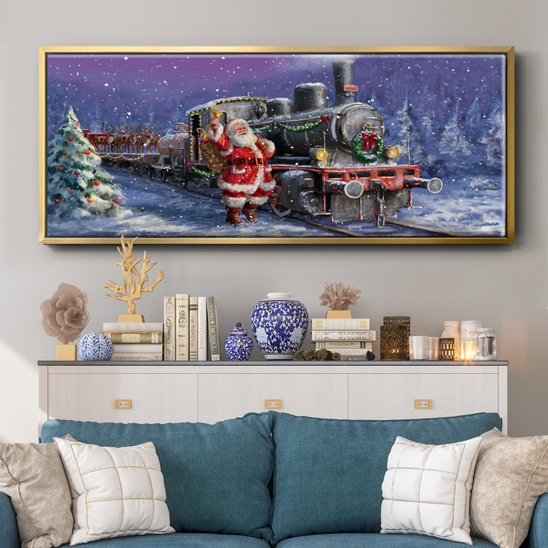 All Aboard- Framed Canvas