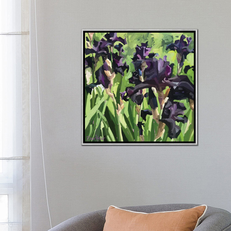 " Akebono " by Taka Sudo, No Matte, 26" H x 26" W x 1.5" D, Black Framed Canvas