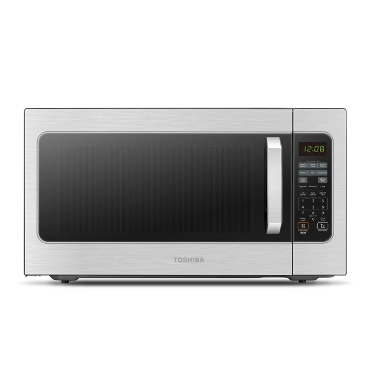 Toshiba 2.2 Cu Ft Large Countertop Microwave, Smart Sensor, 6 Menus, Mute  Option, 1200W, Silver & Reviews