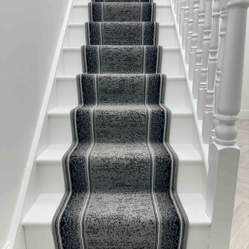 Stair Runner Geometric Shapes Area Rug, Runner 70 x 450 cm