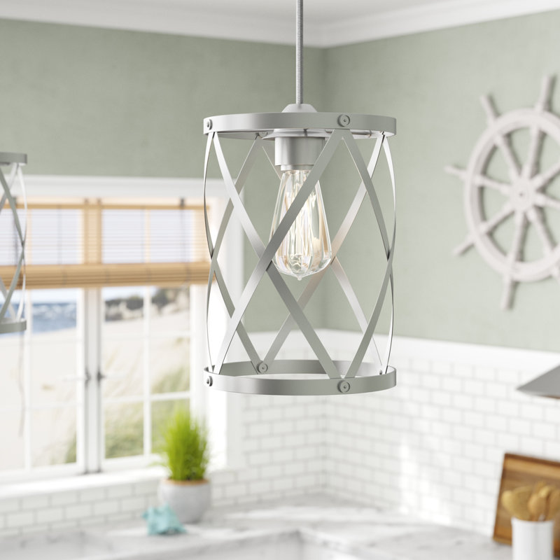 Gingerich 1 - Light Single Pendant, Brushed Nickel