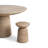 Maddox Dining Table Warm Travertine Concrete Roman Column Design Indoor Outdoor Modern Luxury Table