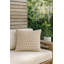 Rustic Beige Shore Net Indoor Outdoor Pillow 14x20-1100135941-1100135942