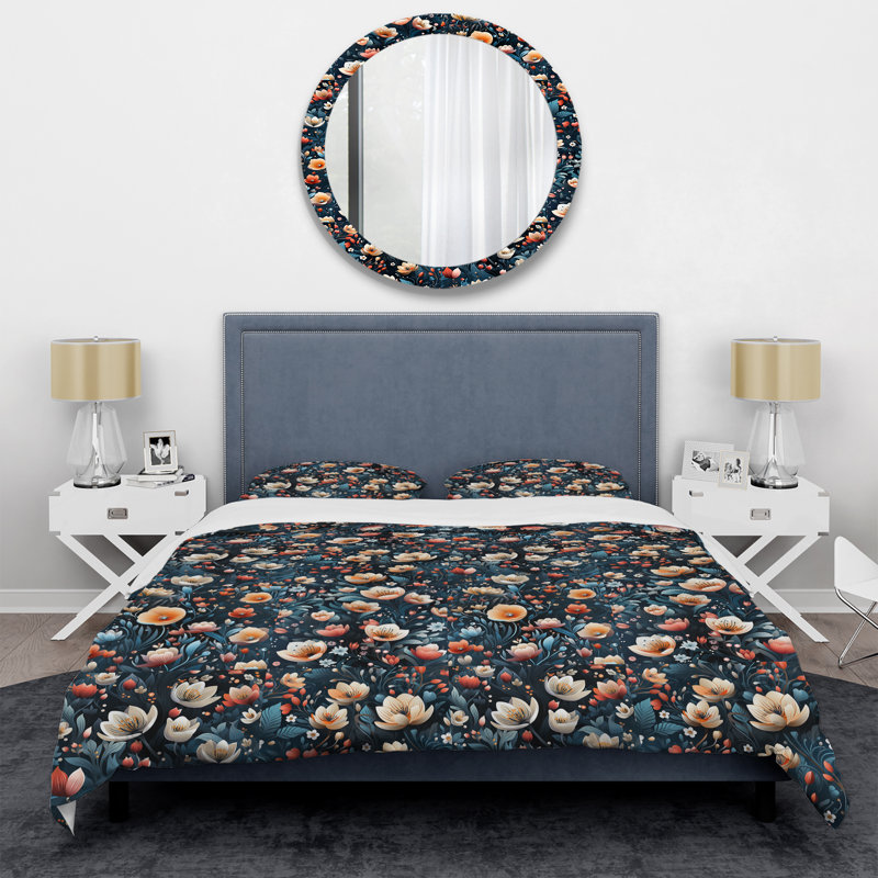Ensemble de housse de couette Rahkiem, Housse de couette simple + 1 taie décorative stan