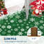 Christmas Snowflake Rug Washable Rug with Non Slip TPR Backing, Decorative Xmas Holiday Carpet, Low Pile Non Shedding Floor Covering, Soft Thin Foldable Mat for Living Room Bedroom-2075131061-2075131062