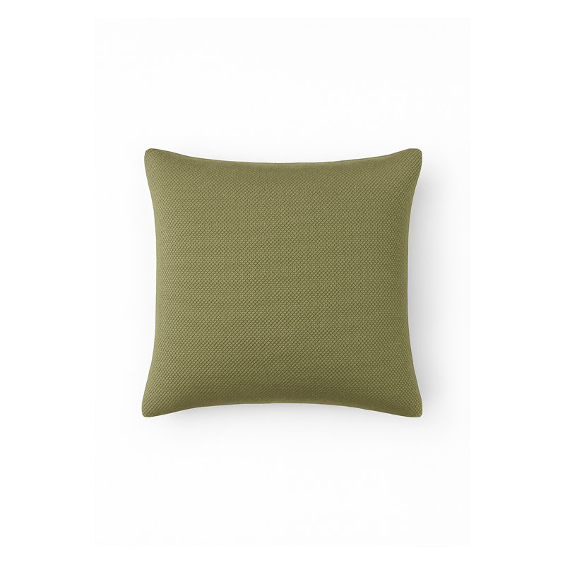 Tropical Teal Drift Weave Indoor Outdoor Pillow Cover 24x24, Pure Green, Square 20", Polyester