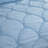 Scallop Embroidered Microfiber Comforter Set, Elastic Quilting, Oversized & Soft, Blue, King 3pcs Set-116416142-116416147