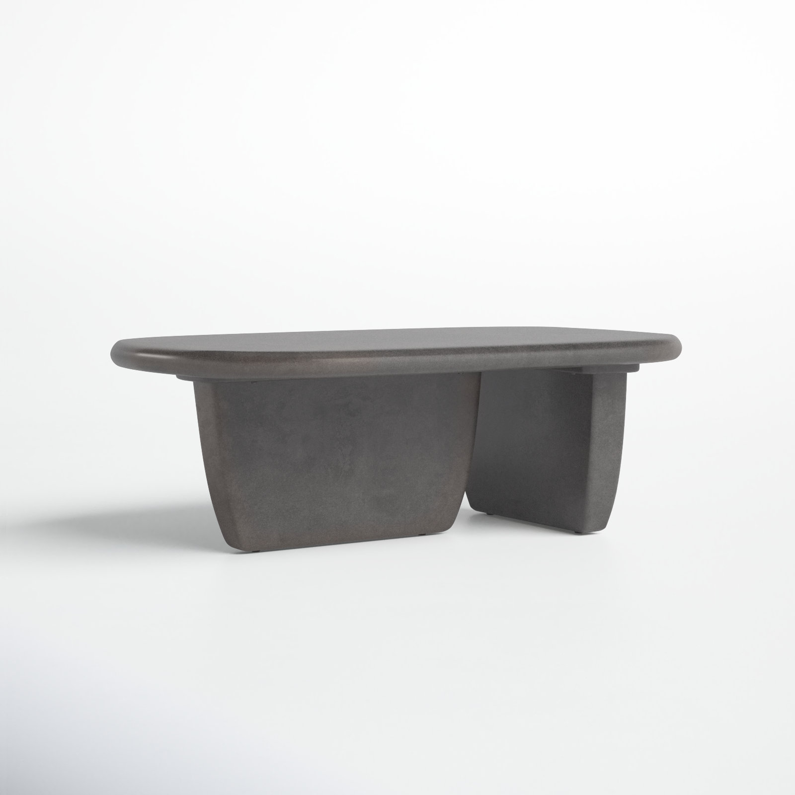 Barkett 46'' Stone Outdoor Coffee Table