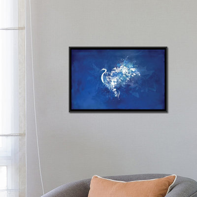 « plumed florals », impression sur toile