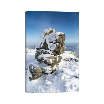 Giant Mountains, Rocks, Poland 1 Piece Wrapped Canvas Wall Art