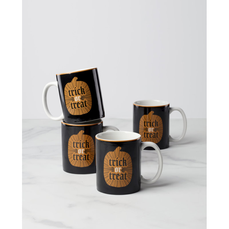 Vintro Halloween Mugs, Set of 4