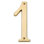 4.75" H Brass House Number