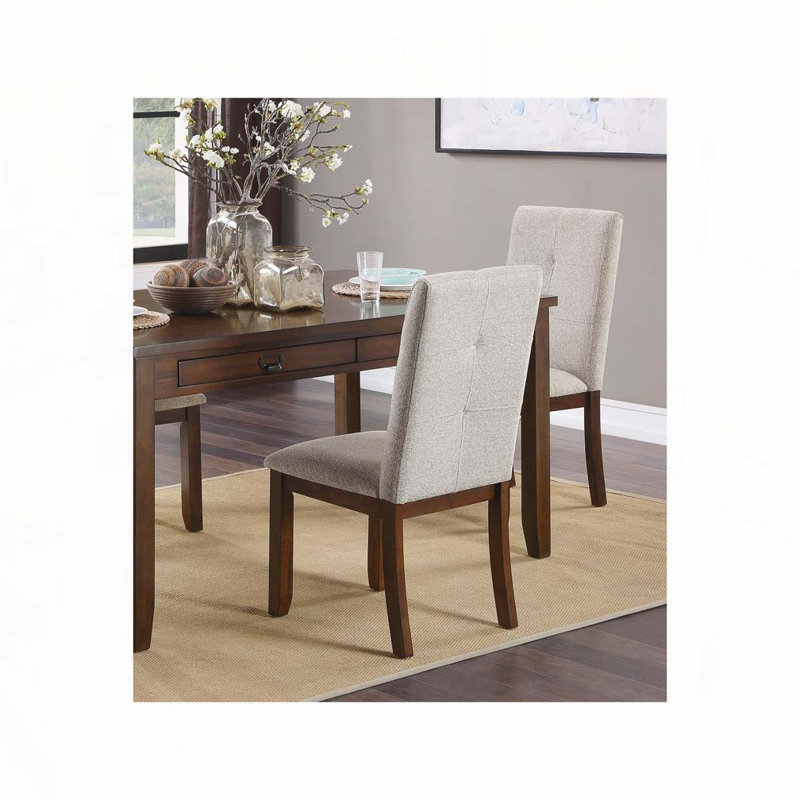 Chenille Upholstered Dining Side Chair