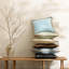 Housse de coussin en lin et polyester Farmhouse-60453097-98175162-98175161