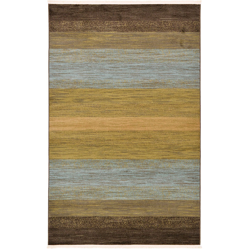 Lela Abstract Indoor Rug, Rectangle 5' x 8'