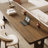Nut-brown Rectangular Solid Wood writing desk-117619940