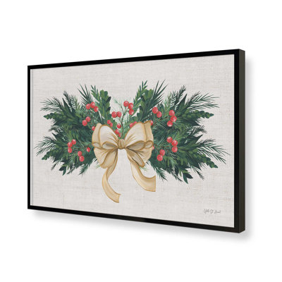 «Evergreen Christmas I» par Yvette St. Amant, reproduction d'art