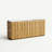 French-style wavy-panel dining cabinet