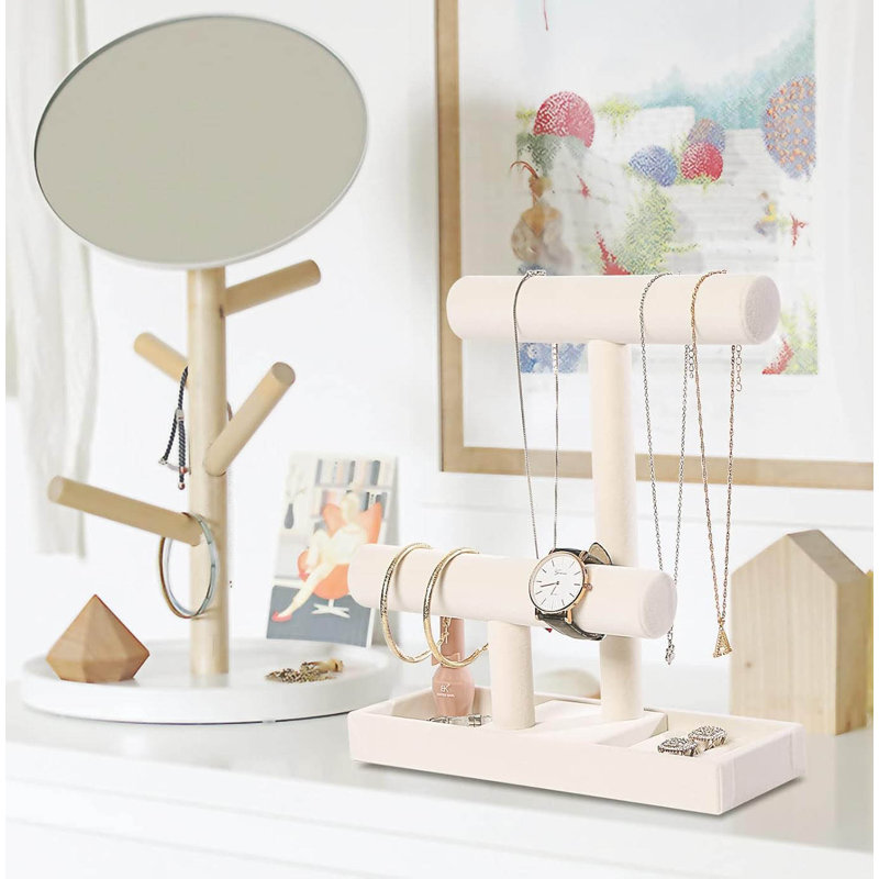 Jewellery Stand +, Beige