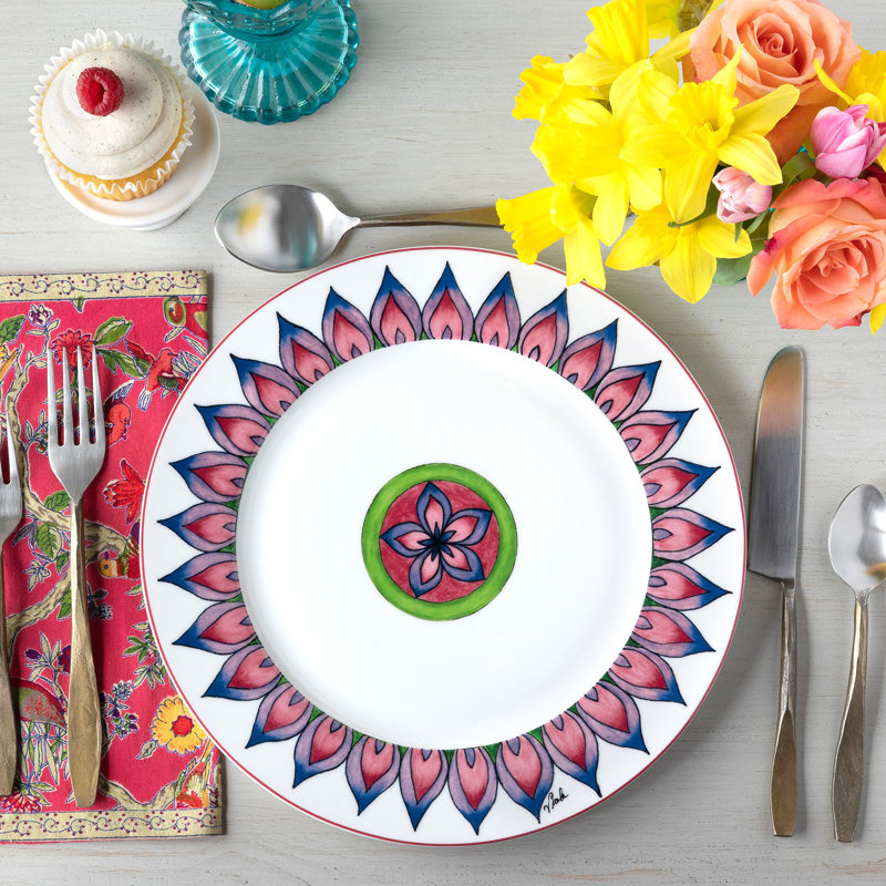 Calypso Porcelain Dinner Plate
