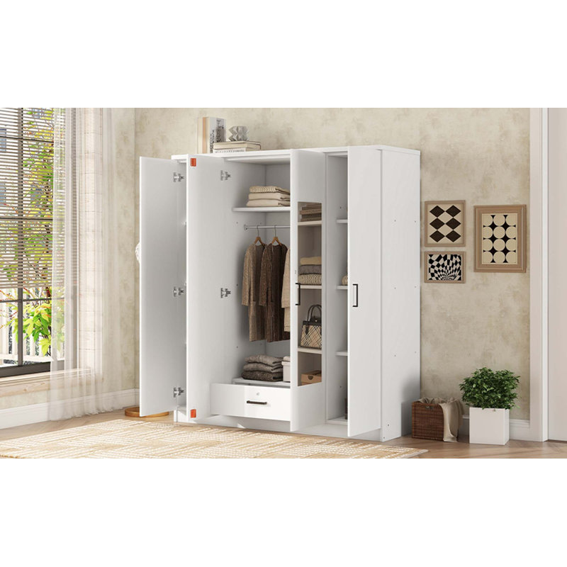 Armoireu, Blanc, (H 67,90 po x l 59,20 po x P 19,20 po) Jointure in