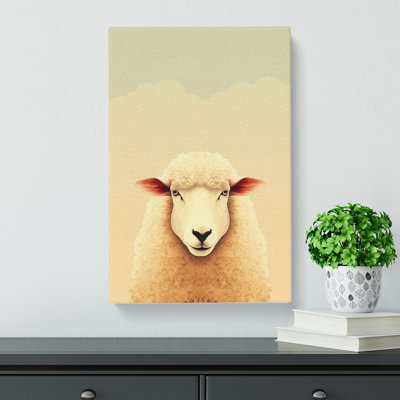Sheep Minimalism No.4 - No Frame Print