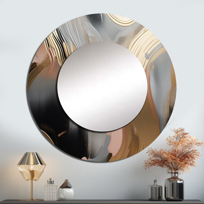 Miroir mural décoratif en marbre Omolara