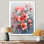  «Pink Grey Tender Bloom Apple Blossom I - Art mural fleur de pommier
