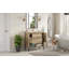 Meuble-lavabo moderne en bois 30 po, armoire de salle de bain avec tiroir coulissant, armoire de rangement pour salle de bain avec lavabo en céramique, meuble-lavabo simple avec portes et tablette ouverte