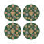 Ex Vote Sacred Hearts Vegan Leather Round Pebble Placemat-458615265