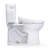 TOTO® Drake® WASHLET®+ Two-Piece Elongated 1.6 GPF TORNADO FLUSH® Toilet with S5 Bidet Seat, Cotton White
