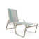 Holna Outdoor Rust-Resistant Metal Chaise Lounge