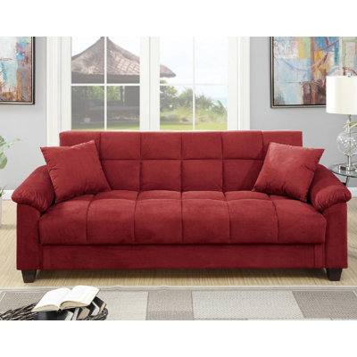 Amanie 84'' Upholstered Sleeper