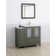 42" Single Bathroom Vanity with Top with Mirror